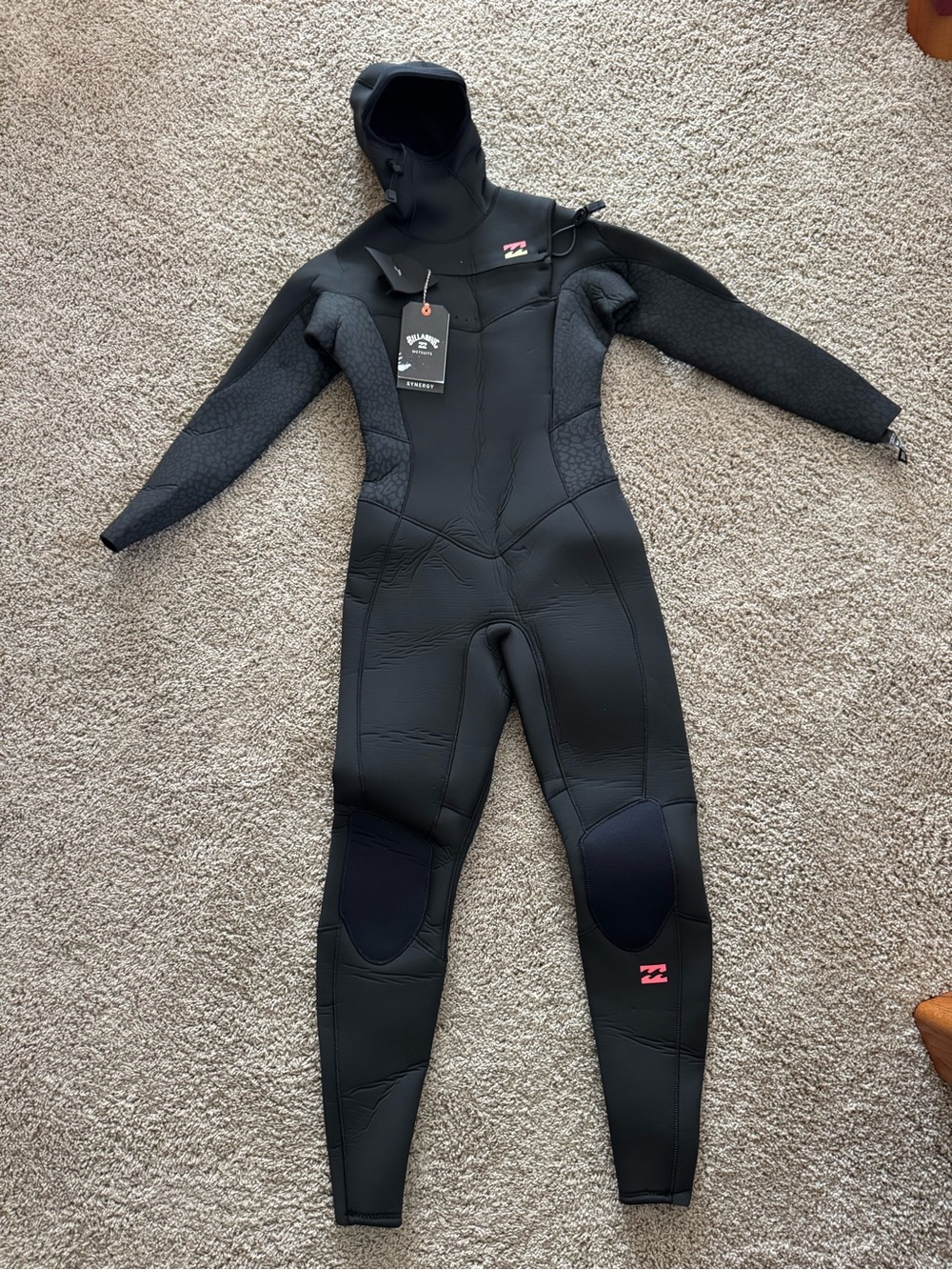 NWT Billabong Synergy 5/4 Hooded Wetsuit